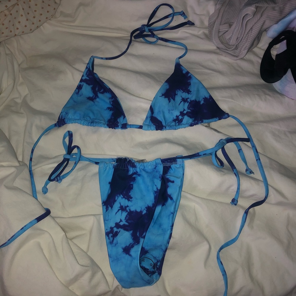 shein tye dye bikini